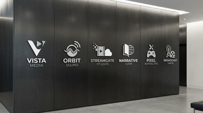 大象传媒官网合作影视品牌Logo墙